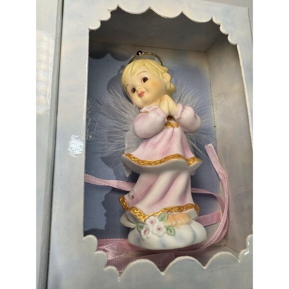 Little Miracles Figurine Marie Osmond July Angel Collectible Hand-Painted - Picture 4 of 5